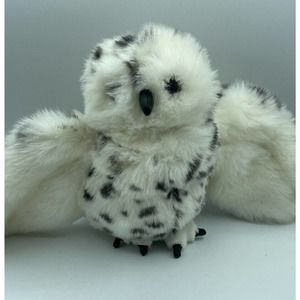 Folkmanis Puppets Snowy Owl Plush Stuffed Animal Hand Puppet Rotating Head